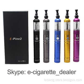 360 Degree Swivel Drip Tip 2200mAh 3.2V-4.2V Mod Ecig E-Pine 2 New Generation E-Cigarette Revolutionary Starter Kit